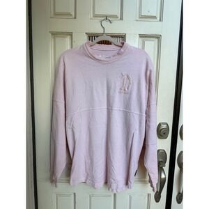 Disneyland Resort Spirit Jersey Light‎  Pink Women's Size Medium Long Sleeve